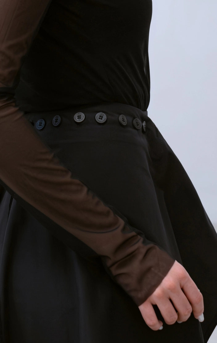 Лонгслив сетка черная - фото 5